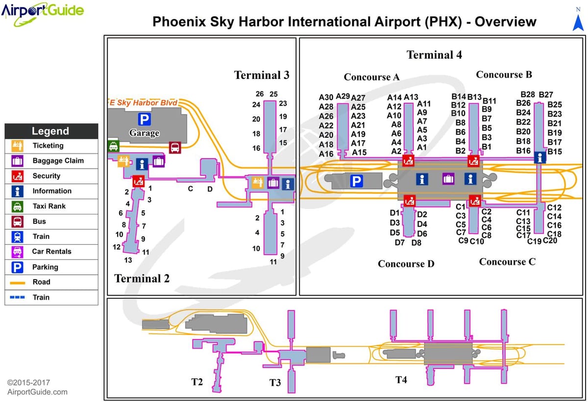 phx tèminal nan kat jeyografik
